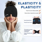 Migraine Headache Relief Cap, Gel Lce Head Wrap for Tension and Stress Relief.Suitable for Home Breaks, before Sleep, Office