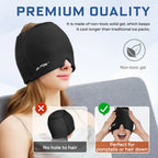 Migraine Headache Relief Cap, Gel Lce Head Wrap for Tension and Stress Relief.Suitable for Home Breaks, before Sleep, Office